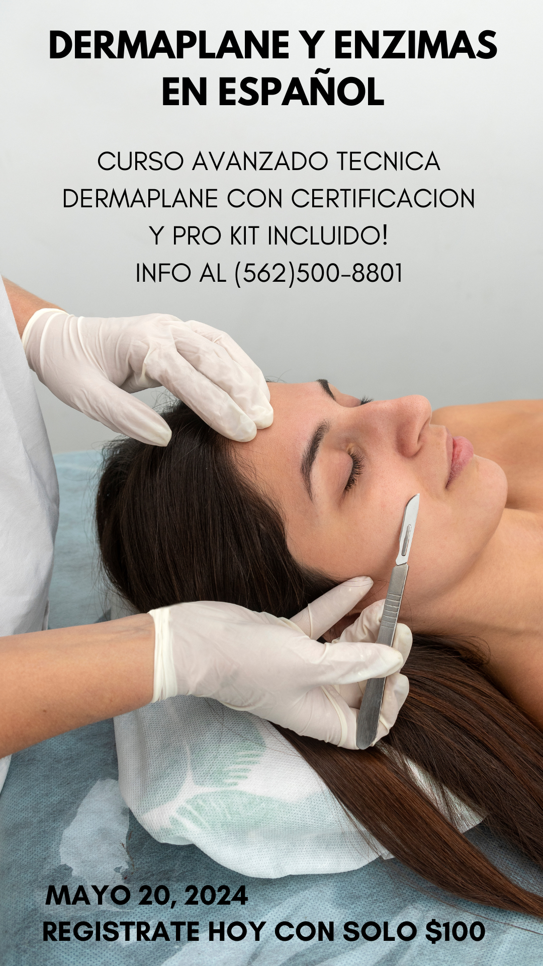 Dermaplane y Enzimas Registration (Spanish) - Julio