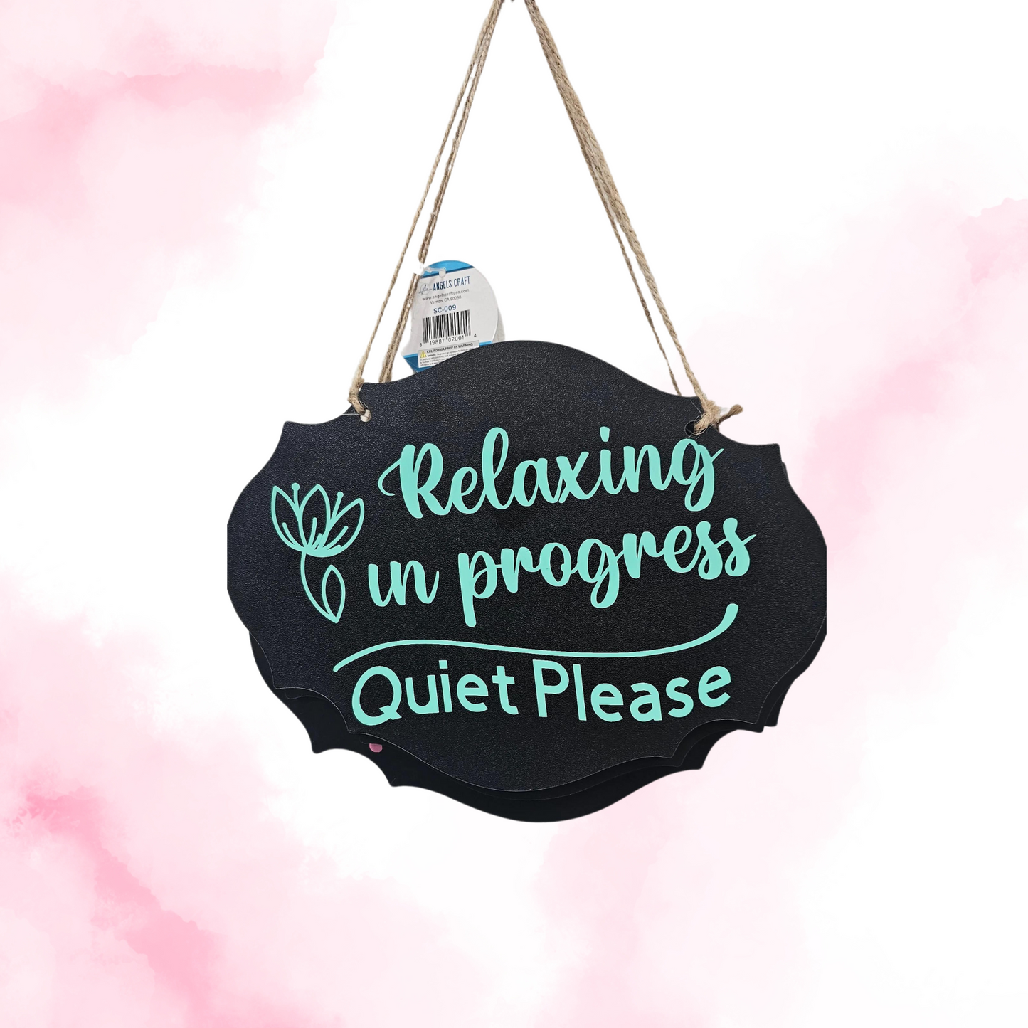 Door Sign "Relaxing in Progress."