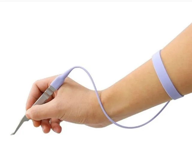 Tweezers Silicone Bracelet Wristband