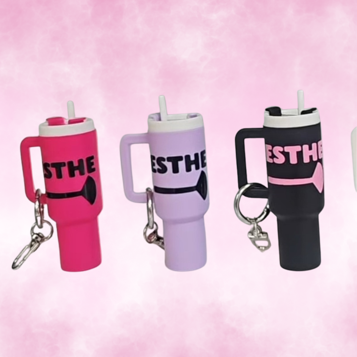 Esthe Tumbler Key Chain Charm