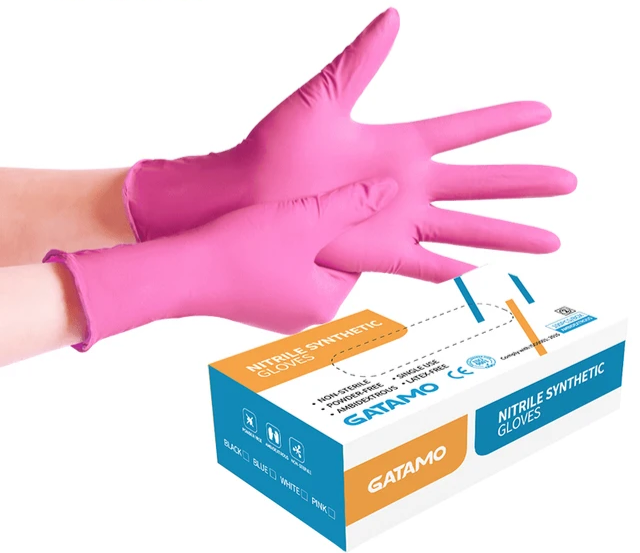 Nitrile Disposable Exam-Grade Gloves 100PCS