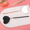 Heart Shaped Detachable Stainless Steel Eyelash Mirror XL