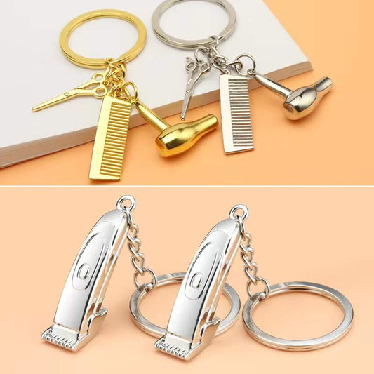 Cosmo/Barber Charm Keychain