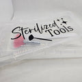 "Sterilized" Label Box Clear