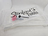 "Sterilized" Label Box Clear