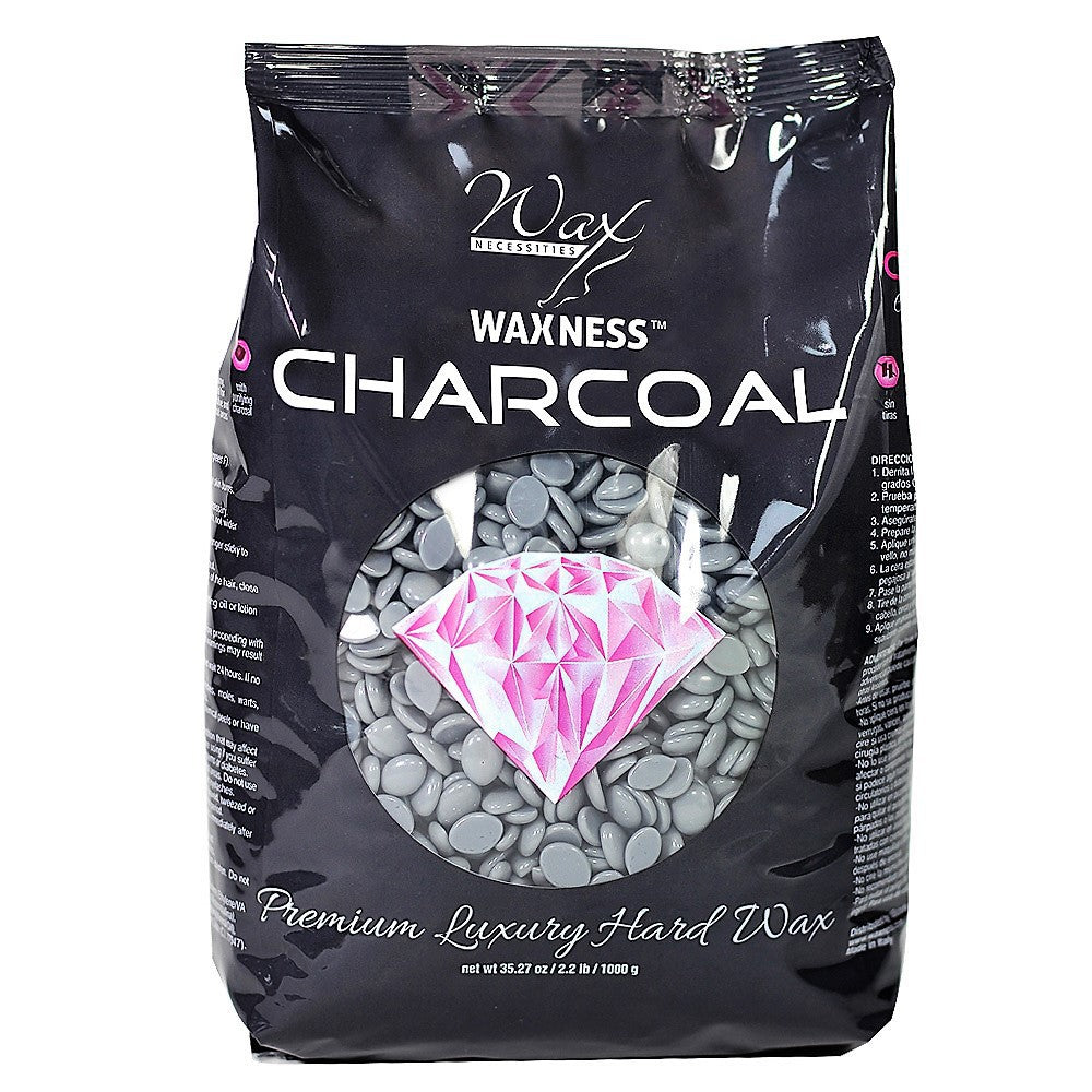 Charcoal Premium Luxury Hard Wax 2.2 LB / 1 KG