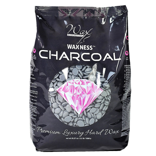 CHARCOAL PREMIUM LUXURY HARD WAX 2.2 LB / 1 KG