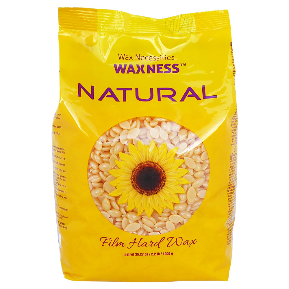 Natural Film Hard Wax Beads 2.2 LB / 1 KG