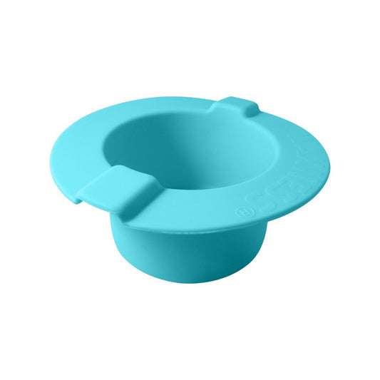 NON STICK ROUND EASY CLEAN SILICONE BOWL TEAL– FOR 16OZ / 1LB WAX WARMERS
