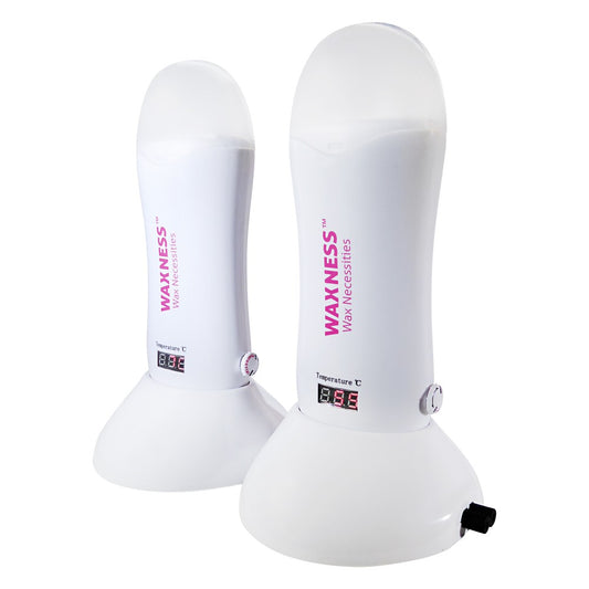 DIGITAL DOUBLE CARTRIDGE WAX HEATER WITH BASE WX-1D X 2