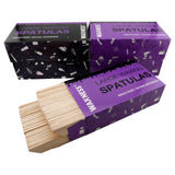 Body Waxing Wooden Angled Spatula Applicator 100pk pack of 5