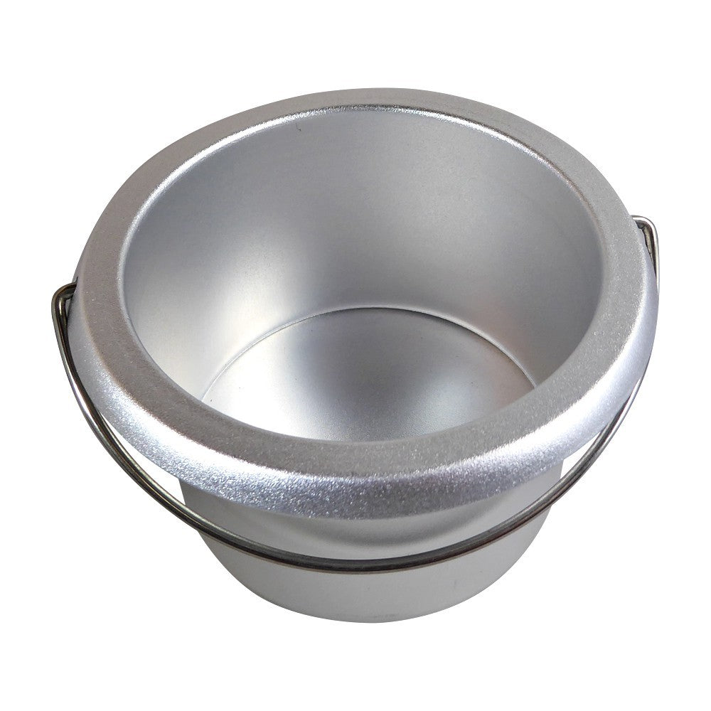 Empty Metal Pot for Wax Holds 16oz