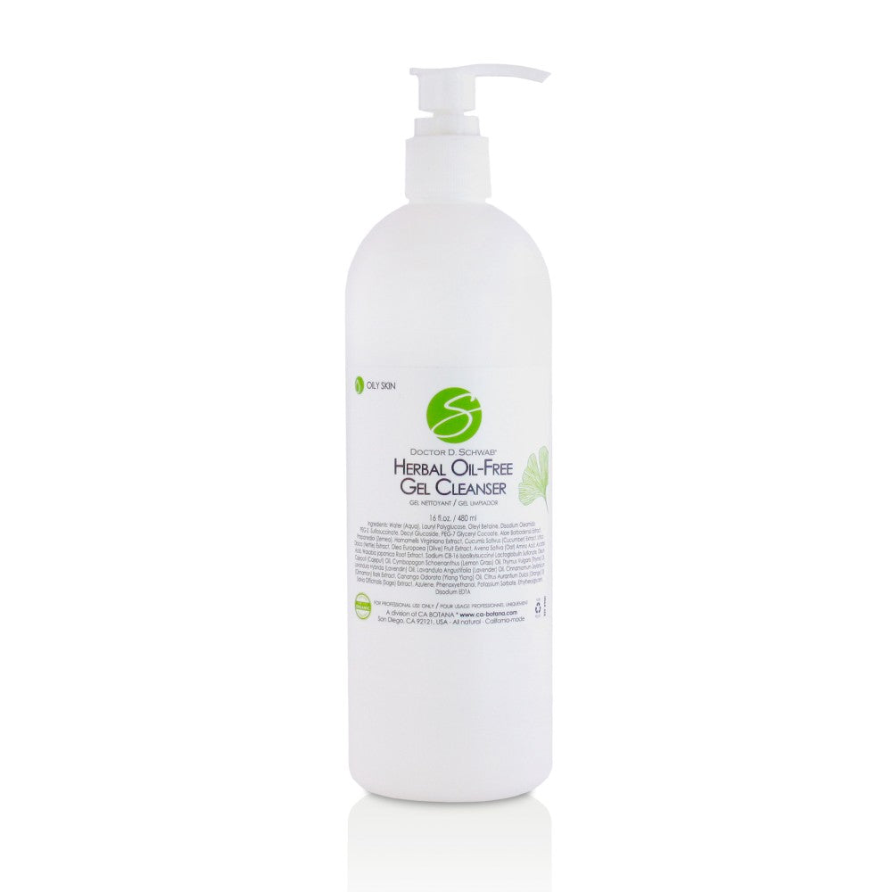 DOCTOR D. SCHWAB HERBAL OIL-FREE GEL CLEANSER PROFESSIONAL 16 FL OZ