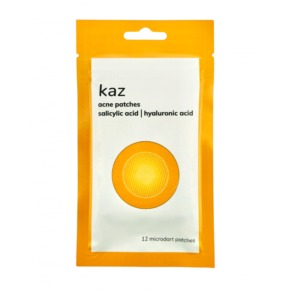 Kaz Microdart Acne Patches with Salicylic Acid and Hyaluronic Acid 12 PCS