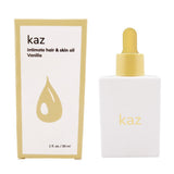 Kaz Intimate Hair & Skin Oil Vanilla 1 FL OZ / 30 ML