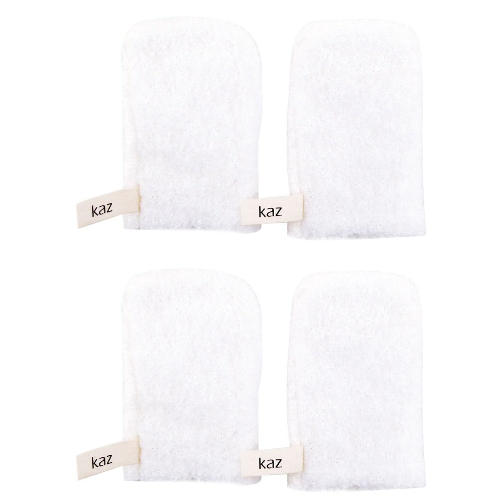 KAZ EXFOLIATING MINI GLOVE 4 PACK