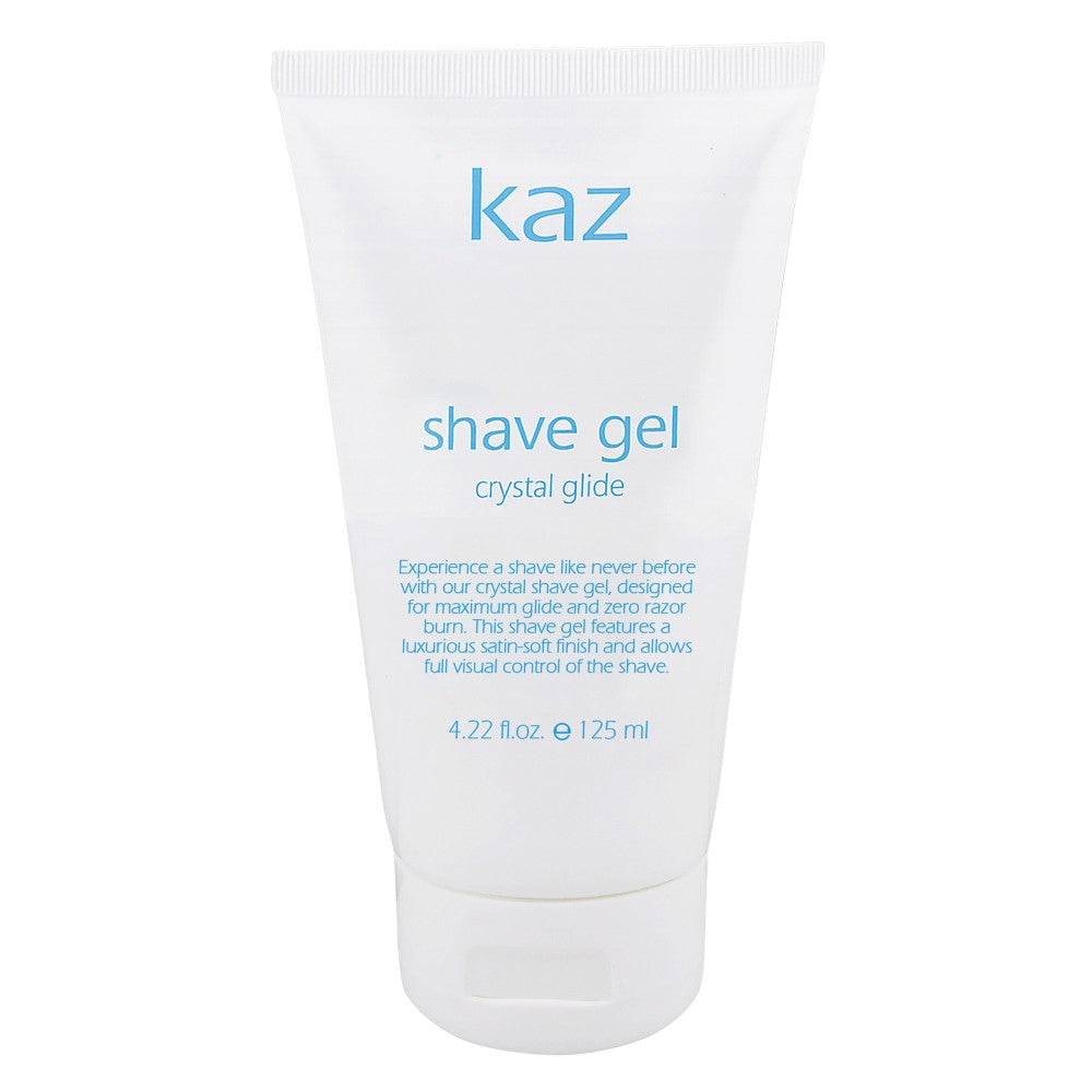 KAZ SHAVE GEL CRYSTAL GLIDE 4.22 FL.OZ. 125 ML