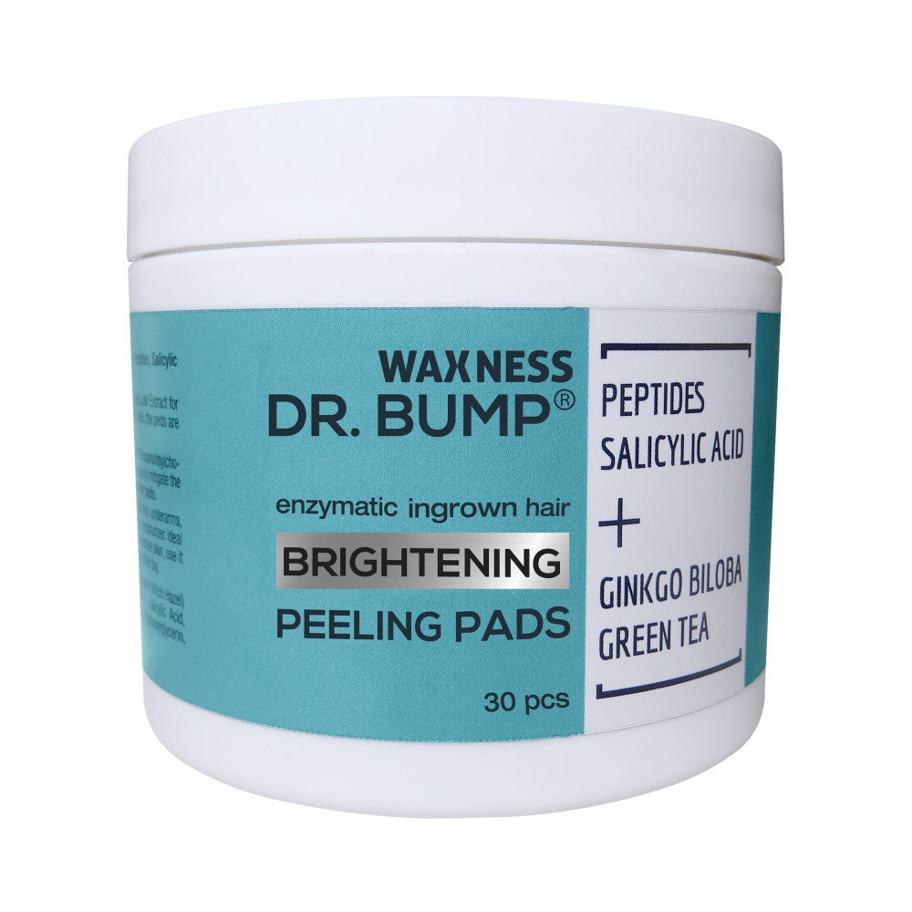 Dr. Bump Enzymatic Ingrown Hair Pads 2 Steps- Peeling & Brightening 30 PCS