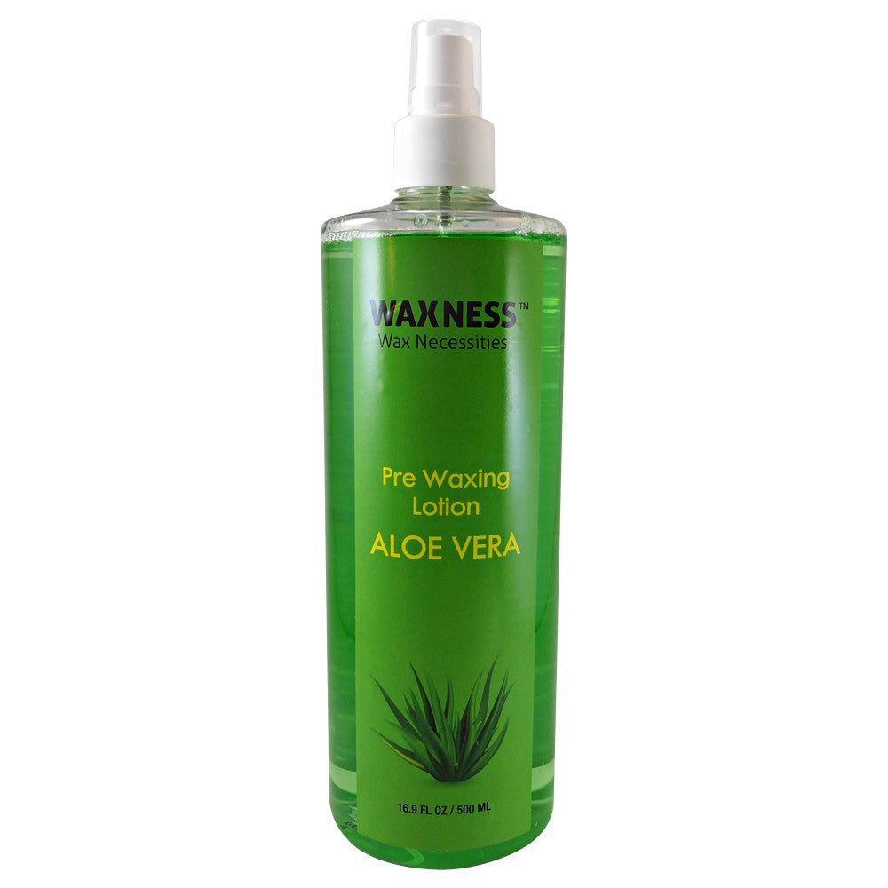 Pre-Waxing Lotion with Natural Aloe Vera Extract 16.9 FL OZ / 500 ML