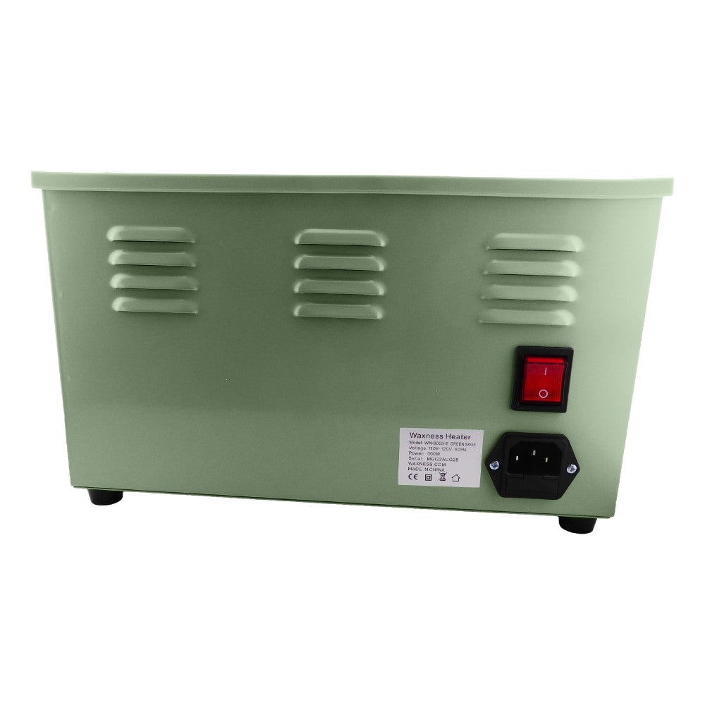 Large Professional Heater WN-6003 Sage Elite Series Holds 5.5 LB WAX WITH SILICONE LINER AND 2 YEARS WARRANTY