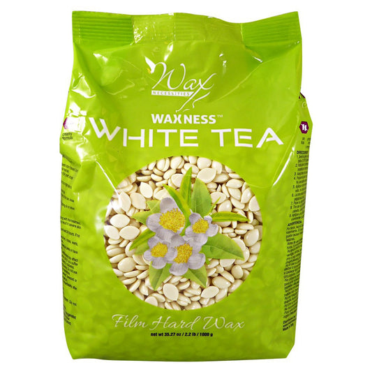 WHITE TEA CREAM FILM HARD WAX BEADS 2.2 LB / 35.27 OZ
