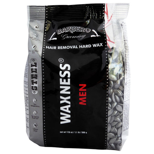 BARBERO HARD WAX STEEL FOR MEN 1.1 LB / 17.6 OZ