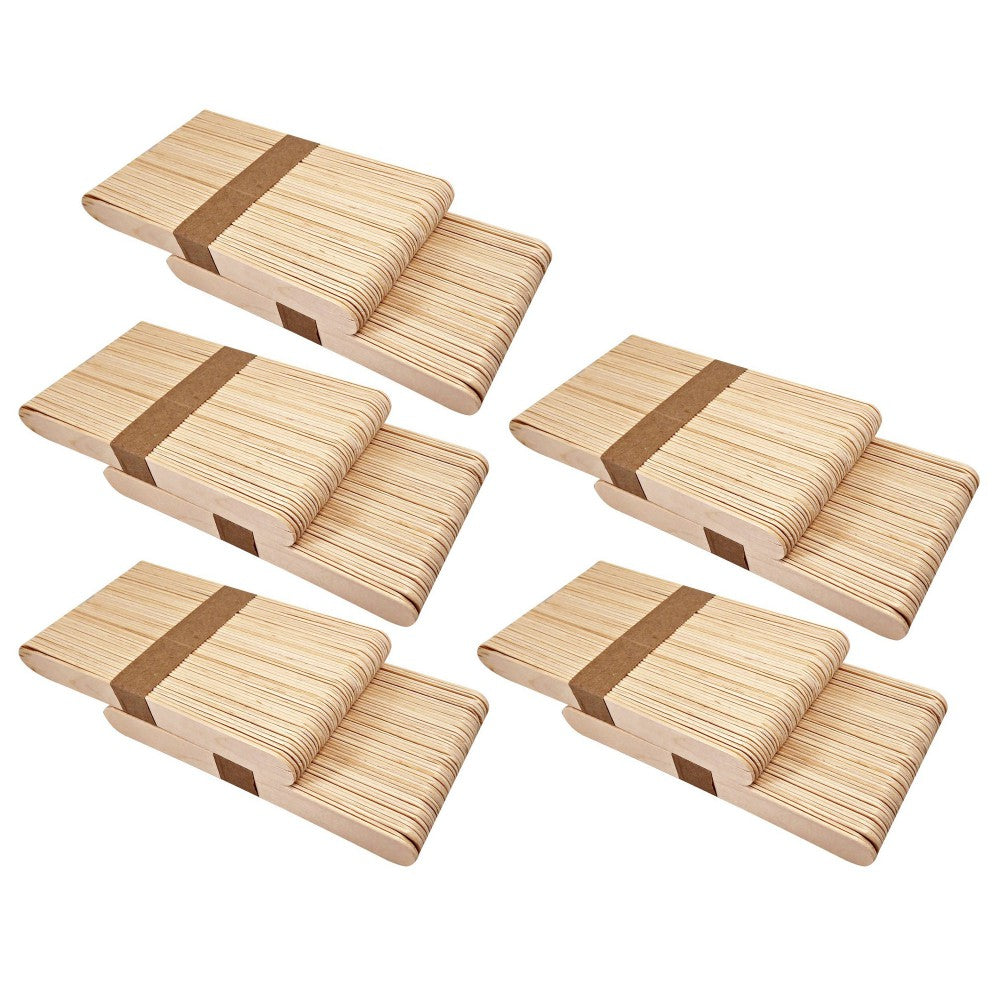 Body Waxing Wooden Spatula Applicators Round Edges 500 PCS