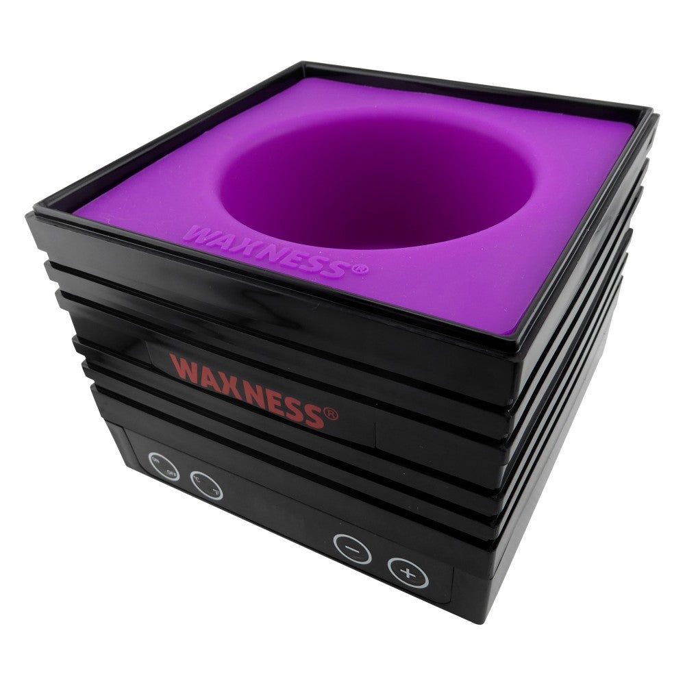 Non-Stick Easy Clean Silicone Bowl for - Waxness W- Cube Warmer 1LB - PURPLE