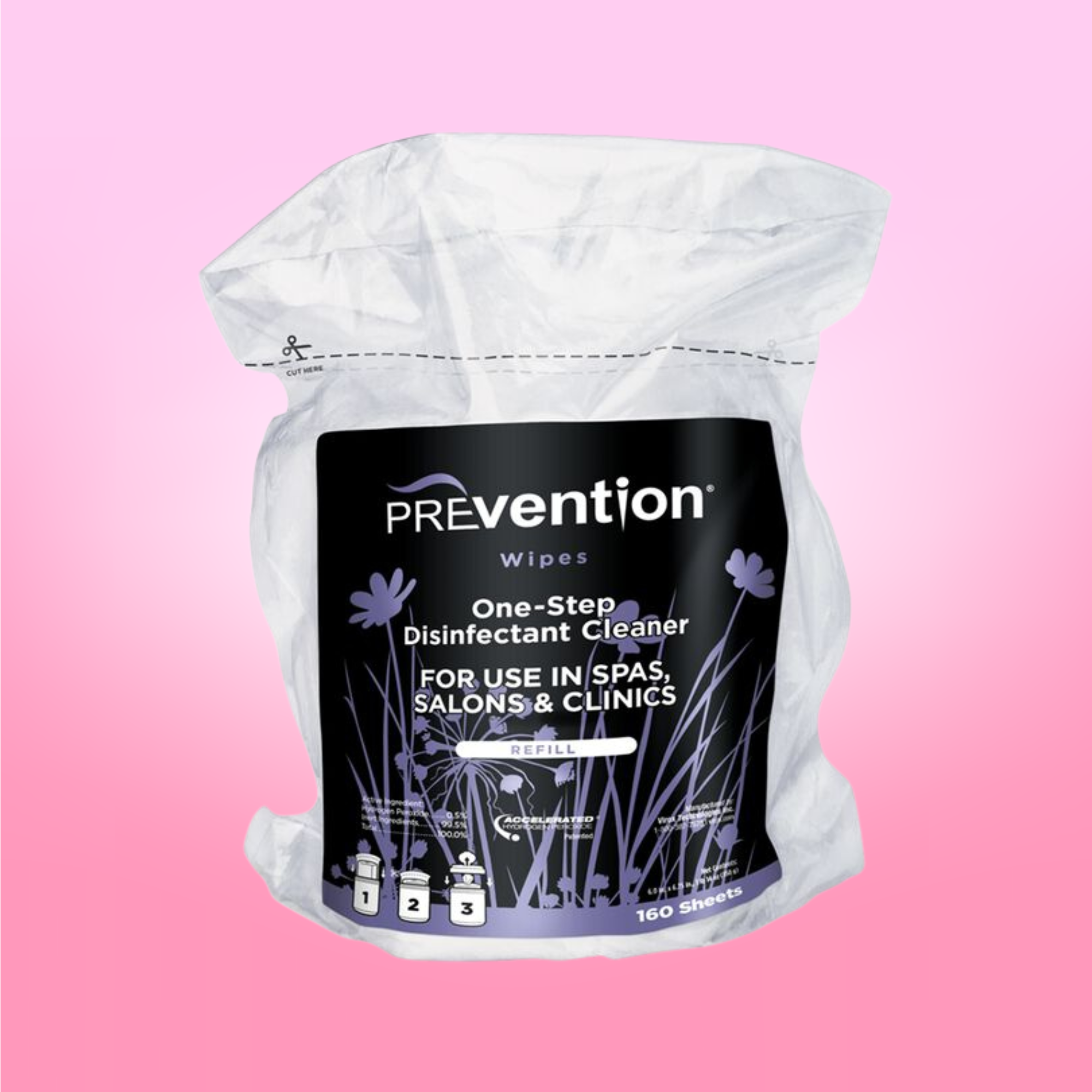 Prevention Refill Wipes- 160 Sheets