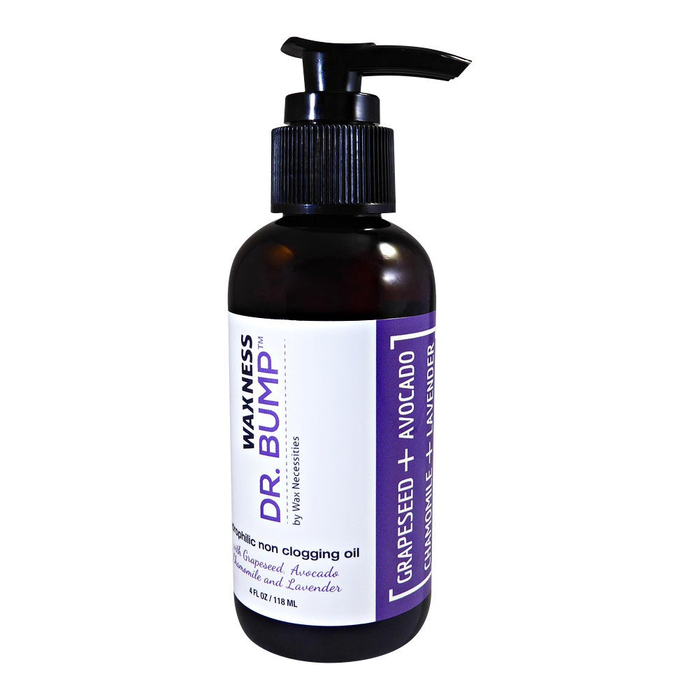 Dr. Bump Hydrophilic Concentrated Non-Clogging Oil with Avocado Chamomile and Lavender 4 fl oz / 118 ml