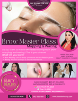 Brow Master Class - Mapping and Waxing Registration