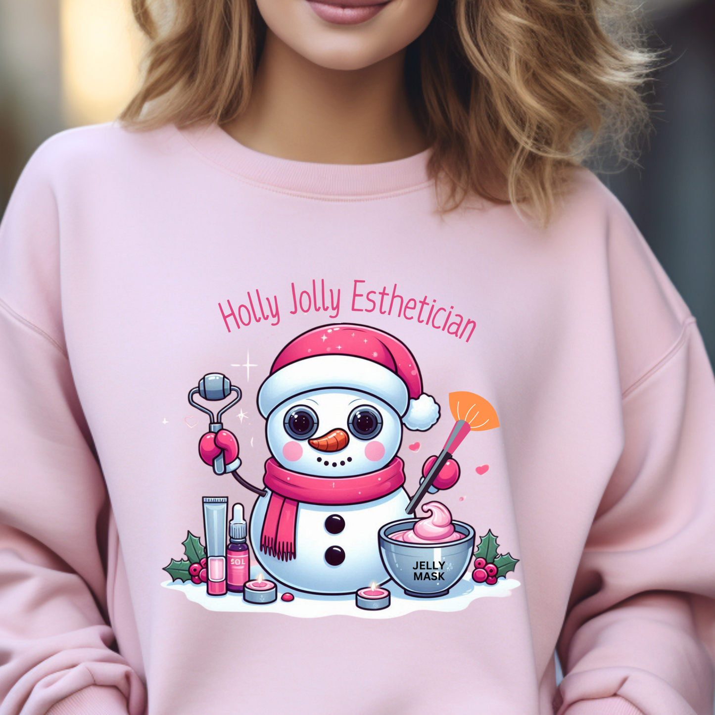 HOLLY JOLLY ESTHETICIAN PINK