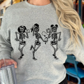 "Waxing Skeletons" Crewneck