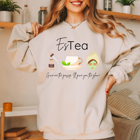 GIVE ME THE TEA CREWNECK