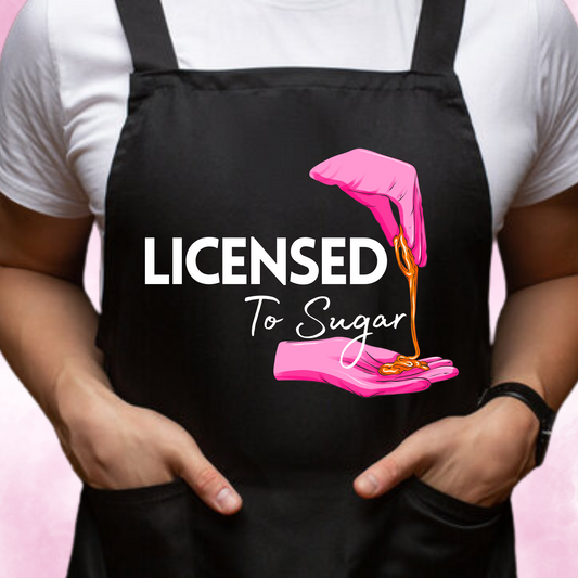 LICENSED TO SUGAR APRON