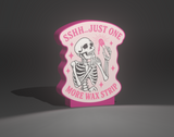 Just One More Wax Strip Light Box