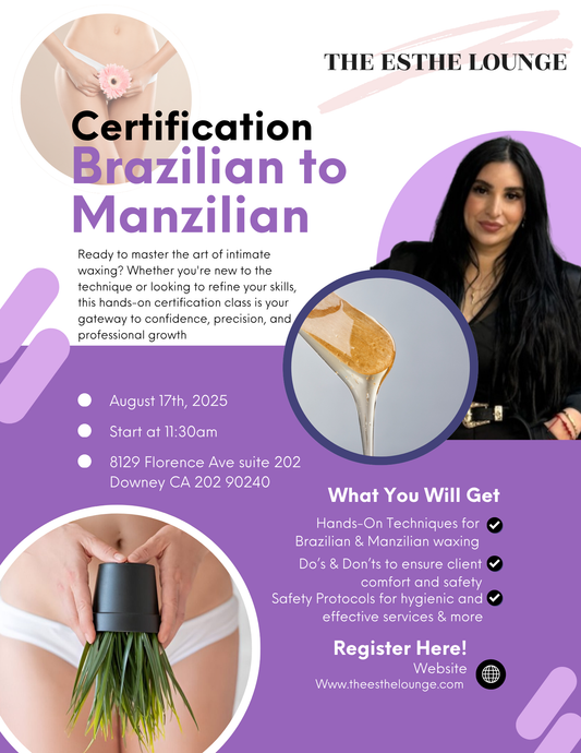 Brazilian Wax Certification Deposit Only