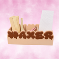 Waxing Sticks & Tools Holder Brown