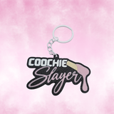 Coochie Slayer Keychain Pink