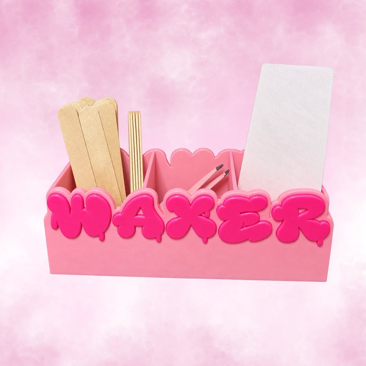 Waxing Sticks & Tools Holder Pink
